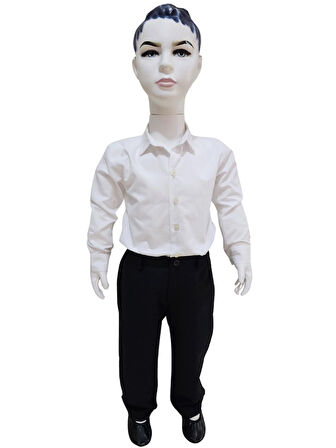 Siyah Pantolon Beyaz Gömlek Takım