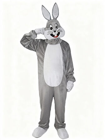 Bugs Bunny Tavşan Kostümü Yetişkin