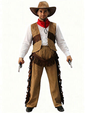 Kovboy Kostümü Yetişkin