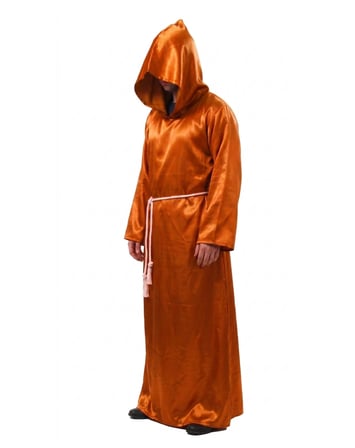 Halloween Büyücü Kostümü Yetişkin Turuncu