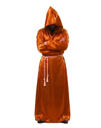 Halloween Büyücü Kostümü Yetişkin Turuncu
