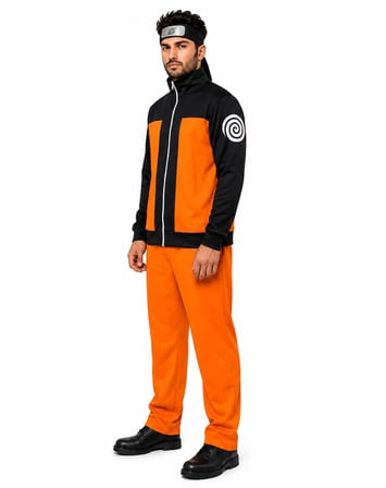 Naruto Uzumaki Kostümü Yetişkin Cosplay Kıyafeti
