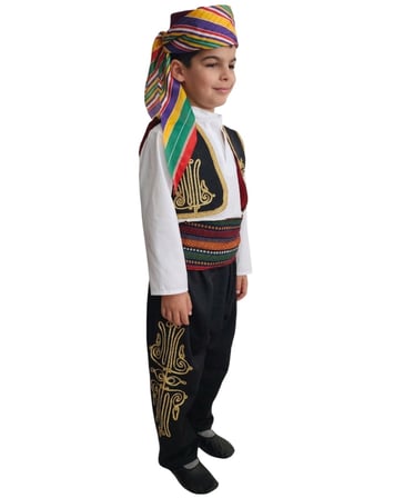 Adana Yöresi Erkek Çocuk Halk Oyunları Kostümü