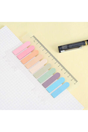 Post-it Kitap Ayracı Pembe Tonları Yuvarlak 10 Renk 200 Adet