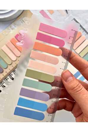 Post-it Kitap Ayracı Pembe Tonları Yuvarlak 10 Renk 200 Adet