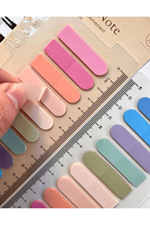 Post-it Kitap Ayracı Pembe Tonları Yuvarlak 10 Renk 200 Adet