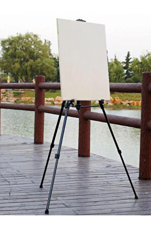 Red Apple 3 Ayaklı Şövale Seti Red Apple Tüp Yağlı Boya Seti 12LI Metal Şövale 35X50 Tuval Seti Metal Spatül