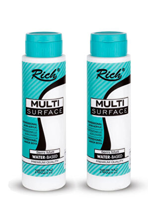 Multi Surface Beyaz 1000 cc 1400 gr Dolap Boyama Seti Mobilya Yenileme Dolap Boyası Mat Vernik