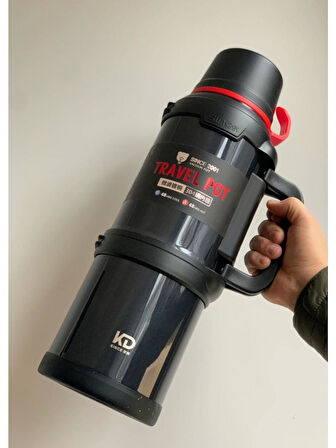 Vacuum 4 Litre Aile Boy Paslanmaz Çelik İSSİ Termos Karışık Renk