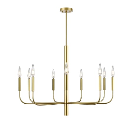 Olivia 9 Gold Sarkıt Avize & Camlı Avize - Oturma Odası Avize ve Salon Avize