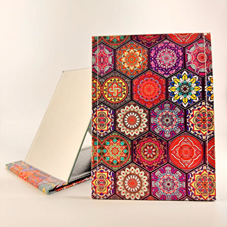 MORDİNO Cilt Kapaklı 15x21 cm Orta Boy Masa Aynası 