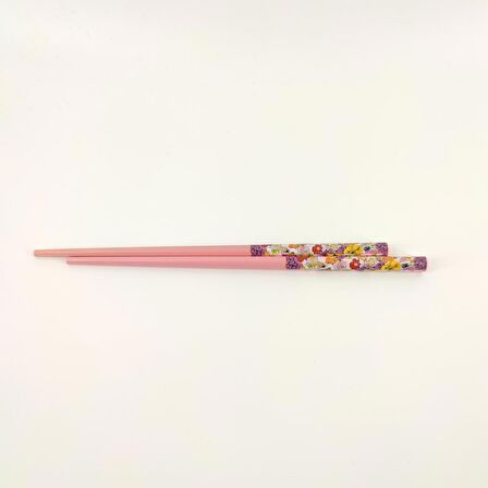TEDZ COLLECTİON Menekşe Desenli Pembe Topuz Çubuğu