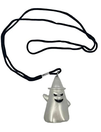 Halloween Hayalet Modeli kolye ışıklı 6x3cm