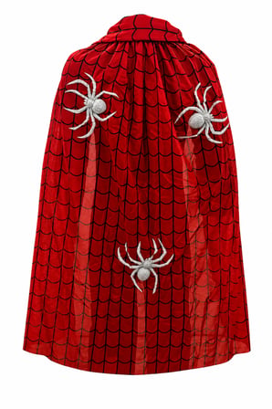 Spider Örümcek Adam Pelerin 75 cm Çocuk Halloween Kostüm Cadılar Bayramı Parti Örümcek Aksesuarı