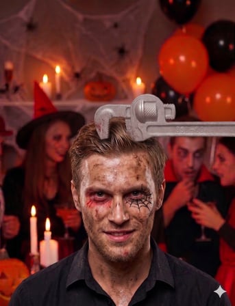 Halloween İngiliz Anahtarı Model Taç Cadılar Bayramı Parti Saç Aksesuarı Korku Temalı