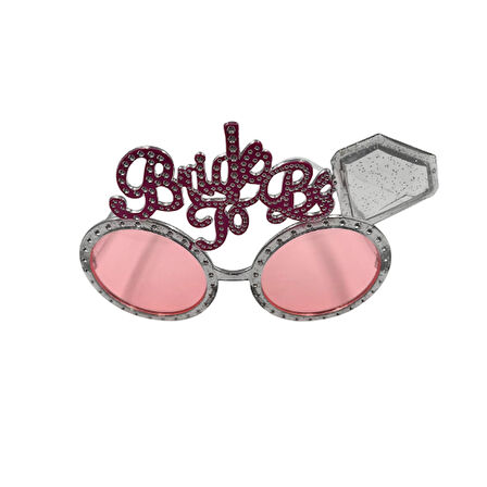 Gözlük Bride To Be Pembe Camlı El yazılı bride bekarlığa veda gözlüğü