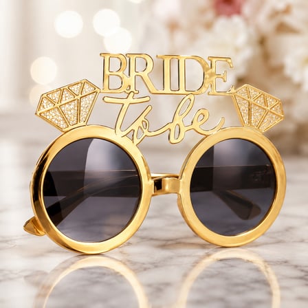 Bride To Be Gold Elmaslı Parti Gözlüğü Bekarlığa Veda Parti Aksesuarı