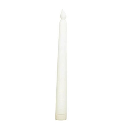 Mum Led Işıklı Şamdan mumu 28cm ekru-beyaz 2li