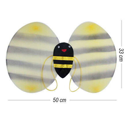 Kanat Set Arı kostümü lüks taç-kanat-asa set