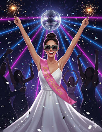 Parti Gözlük Çerçevesi Taşlı Siyah  kare Lüks Parti Aksesuarı