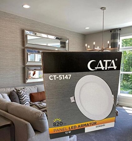 Cata CT-5147 12 Watt Sıva Altı Led Panel Günışığı 5 Adet