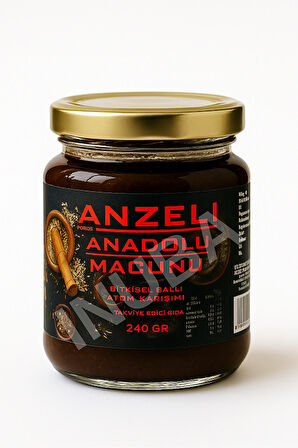 Anzeli Anadоlu Bitkisel Ballı Atоm​ Karışım Macunu 240 GR (Yeni Formül)