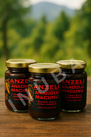 Anzeli Anadоlu Bitkisel Ballı Atоm​ Karışım Macunu 240 GR (Yeni Formül)