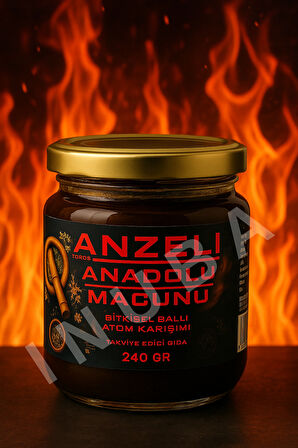 Anzeli Anadоlu Bitkisel Ballı Atоm​ Karışım Macunu 240 GR (Yeni Formül)