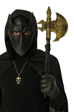 Halloween Cadılar Bayramı Çubuklu  Eskitme Balta 65 Cm Parti Aksesuarı