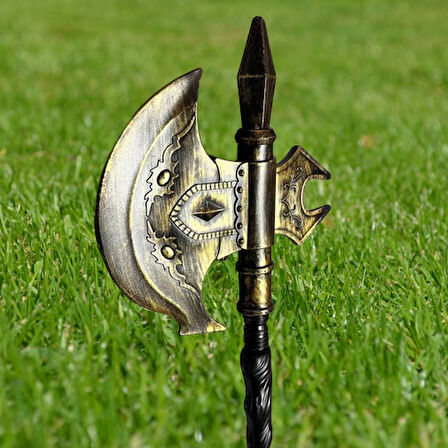 Halloween Cadılar Bayramı Çubuklu  Eskitme Balta 65 Cm Parti Aksesuarı