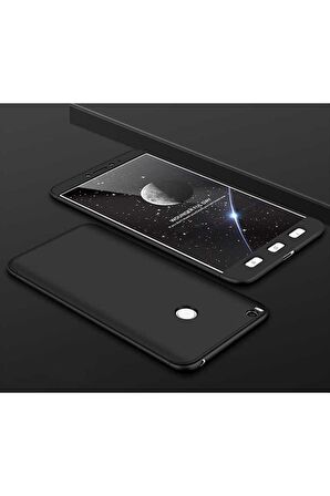 Xiaomi Mi Max 2 Uyumlu Kılıf Ays Kapak Siyah