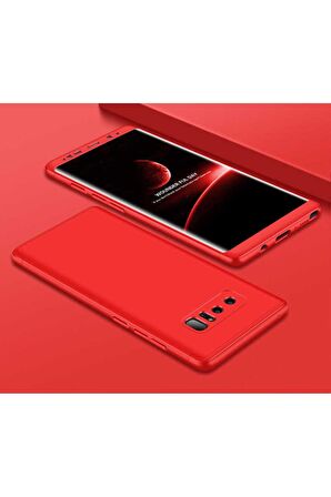 Samsung Galaxy Note 8 Uyumlu Kılıf Ays Kapak Kırmızı