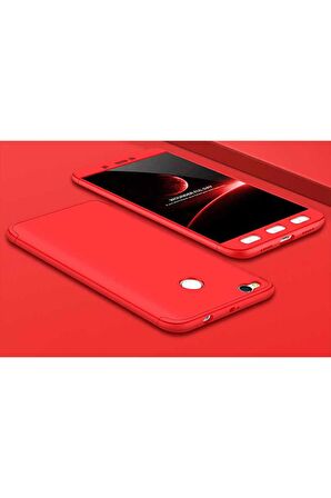 Xiaomi Redmi 4x Uyumlu Kılıf Ays Kapak Kırmızı