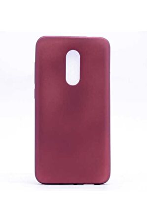 Alcatel A7 Uyumlu Kılıf Premier Silikon Kapak Mürdüm