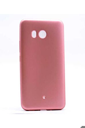 HTC U11 Uyumlu Kılıf Premier Silikon Kapak Rose Gold