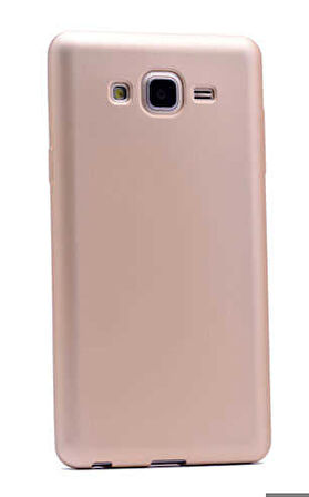 Samsung Galaxy On7 Uyumlu Kılıf Premier Silikon Kapak Gold