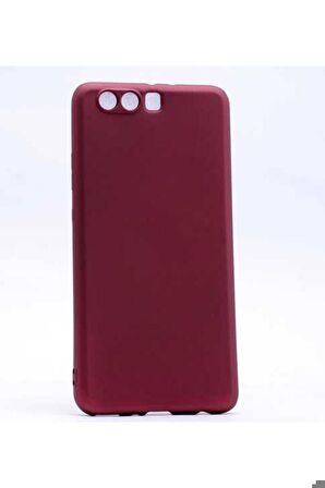 Huawei P10 Uyumlu Kılıf Premier Silikon Kapak Bordo