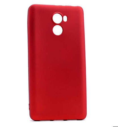 Xiaomi Redmi 4 Uyumlu Kılıf Premier Silikon Kapak Kırmızı