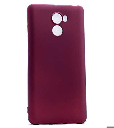 Xiaomi Redmi 4 Uyumlu Kılıf Premier Silikon Kapak Mürdüm