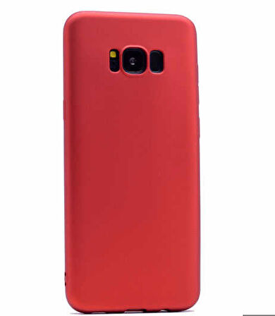 Samsung Galaxy S8 Plus Uyumlu Kılıf Premier Silikon Kapak Kırmızı