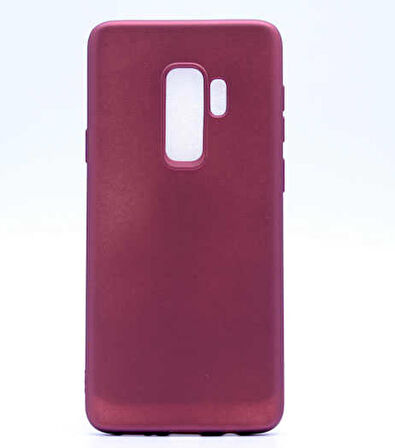 Samsung Galaxy S9 Plus Uyumlu Kılıf Premier Silikon Kapak Mürdüm