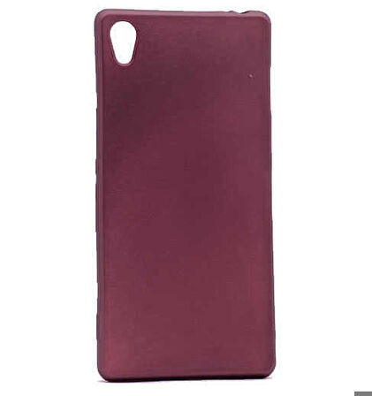 Sony Xperia Z3 Uyumlu Kılıf Premier Silikon Kapak Mürdüm