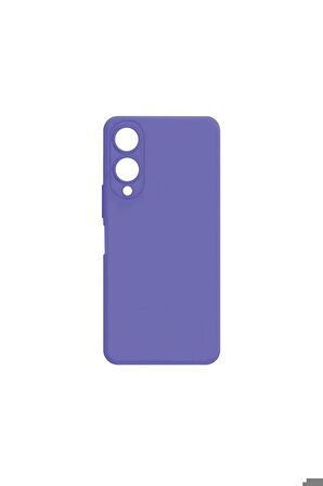 Vivo Y17S Uyumlu Kılıf Biye Silikon Lila