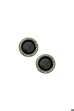 Apple iPhone 15 Plus Uyumlu CL-06 Kamera Lens Koruyucu Açık Yeşil
