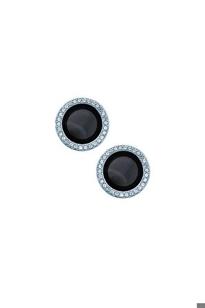 Apple iPhone 15 Plus Uyumlu CL-06 Kamera Lens Koruyucu Mavi Açık