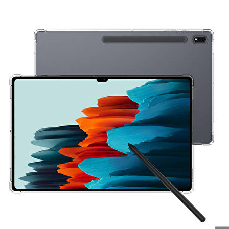 Samsung Galaxy Tab S8 Plus X800 Uyumlu Tablet Kılıf Nitro Anti Shock Silikon Kapak