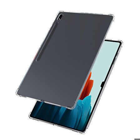 Samsung Galaxy Tab S8 Plus X800 Uyumlu Tablet Kılıf Nitro Anti Shock Silikon Kapak