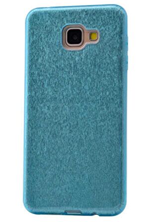 Samsung Galaxy A5 2017 Uyumlu Kılıf Shining Silikon Mavi