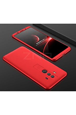 Huawei Mate 10 Pro Uyumlu Kılıf Ays Kapak Kırmızı