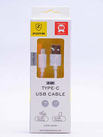 Pres Type-C Usb Kablo Z-29